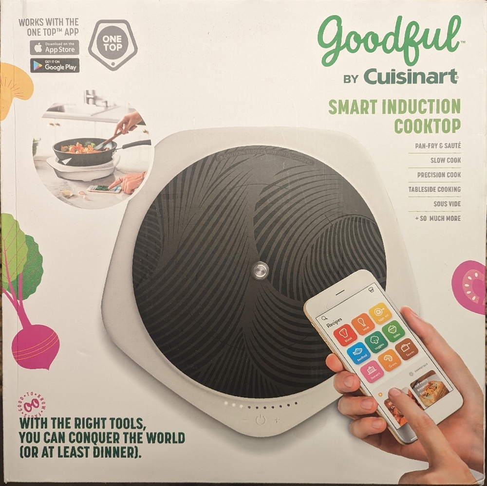 Smart induction cooktop